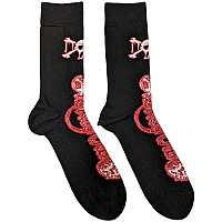 Motley Crue ponožky, Feelgood Black, unisex - velikost 7 až 11 (40 až 45)