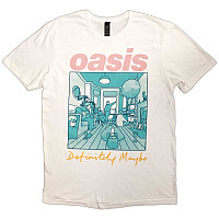 Oasis tričko, Definitely Maybe Illustration Colour White, pánské