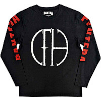 Pantera tričko dlouhý rukáv, Frayed Logo Sleeve Print Black, pánské