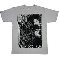 Radiohead tričko, Scribble Organic Grey, pánské