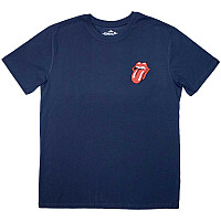 Rolling Stones tričko, Mini Classic Tongue Denim Blue, pánské