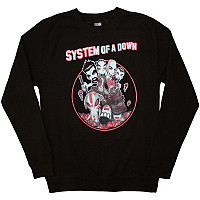 System Of A Down mikina, Sweatshirt Mushroom People Black, pánská