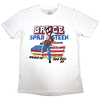 Bruce Springsteen tričko, Born in The USA '85 White, pánské