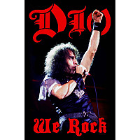 DIO textilní banner 70cm x 106cm, We Rock