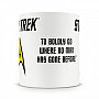 Star Trek keramický hrnek 250ml, Star Trek Boldly