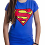 Superman tričko, Shield Blue, dámské