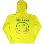 Nirvana mikina, Sorbet Ray Happy Face Zipped BP Neon Yellow, pánská