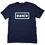 Oasis tričko, Maine Road Event Logo BP Navy Blue, pánské