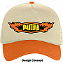 Pantera kšiltovka, Flames Logo Mesh Orange & Sand, unisex